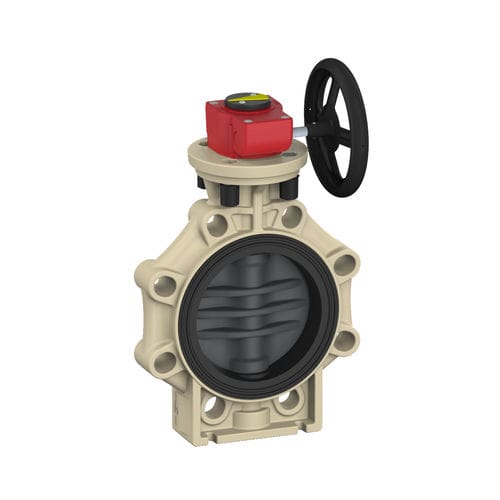 Butterfly valve - K4 - Praher Plastics Austria GmbH - with handwheel / flange / IP65