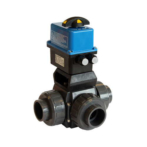 Ball valve - S4 - Praher Plastics Austria GmbH - electrically-actuated / flange / threaded
