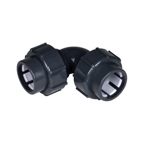 Hydraulic fitting - IBG  - Praher Plastics Austria GmbH - quick / 90° angle / EPDM