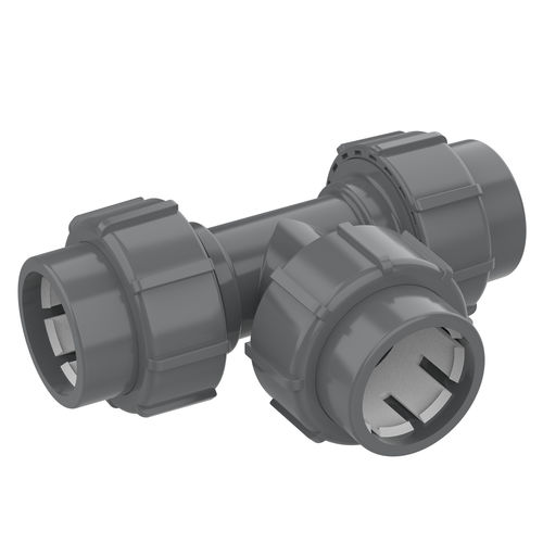 Hydraulic fitting - IBG FlexFit®  - Praher Plastics Austria GmbH - quick / T-shaped / PVC-U