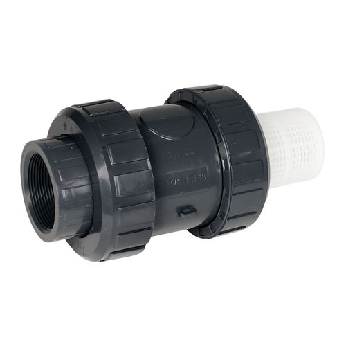 Membrane check valve - S4  - Praher Plastics Austria GmbH - threaded / flange / PVC-U