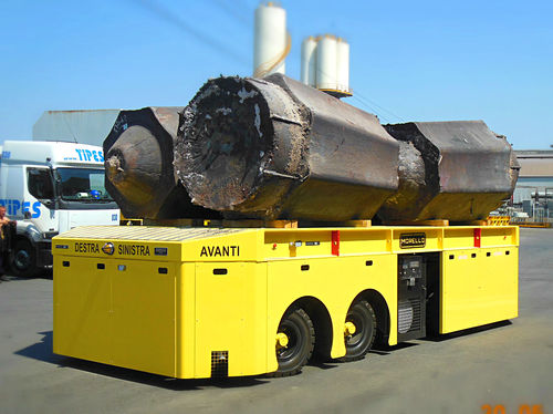 Electric self-propelled trailer - MORELLO GIOVANNI S.r.l. - 4-axle / for heavy loads