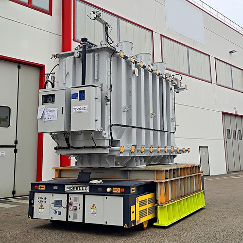Handling cart - OMNI-E 130/3 - SPMT - MORELLO GIOVANNI S.r.l. - platform / battery-powered / multidirectional