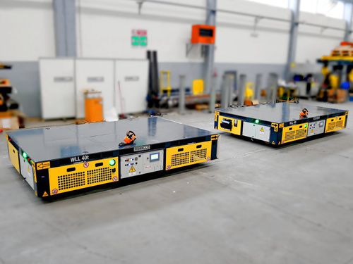 Electric self propelled trolley - MORELLO GIOVANNI S.r.l. - 2-axle / for heavy loads / for construction