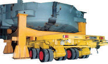 Flatbed trailer - 10.6 x 3.85 x 1.25 m | VCP4 E 240/5 - MORELLO GIOVANNI S.r.l. - for industrial materials / more than 6 axles / towed