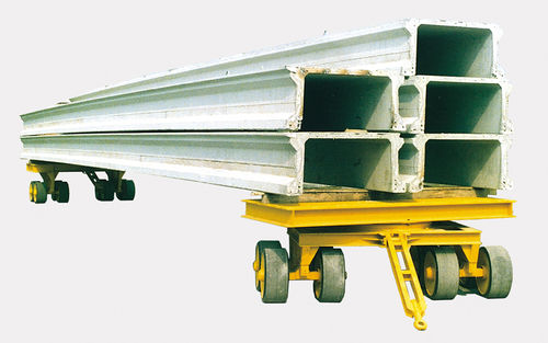 Electric self-propelled trailer - VSP1 PI 40/4 - MORELLO GIOVANNI S.r.l. - 4-axle / for prefabrication sites