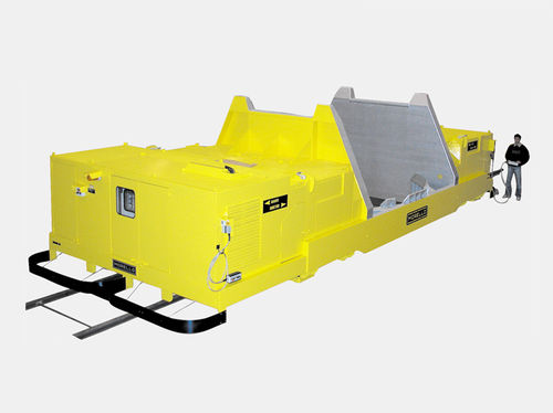 Rail-mounted cart - max. 250 t | SBG 8R 250/8 - MORELLO GIOVANNI S.r.l. - automatic