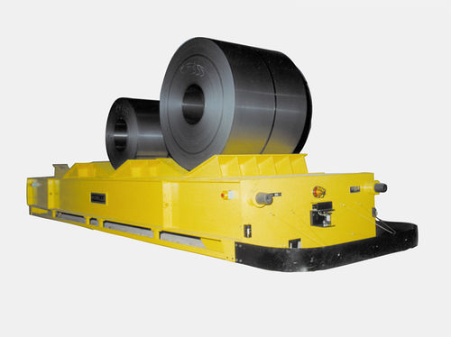 Handling cart - 6.5 x 2.1 m | SBR 4R 90/2 - MORELLO GIOVANNI S.r.l. - steel / reel holder / rail-mounted