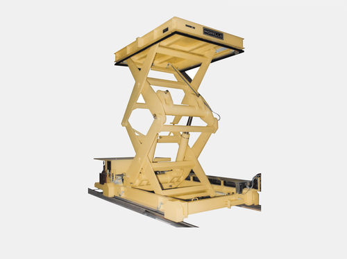 Double-scissor lift table - PE SR 15/DX - MORELLO GIOVANNI S.r.l. - hydraulic / mobile