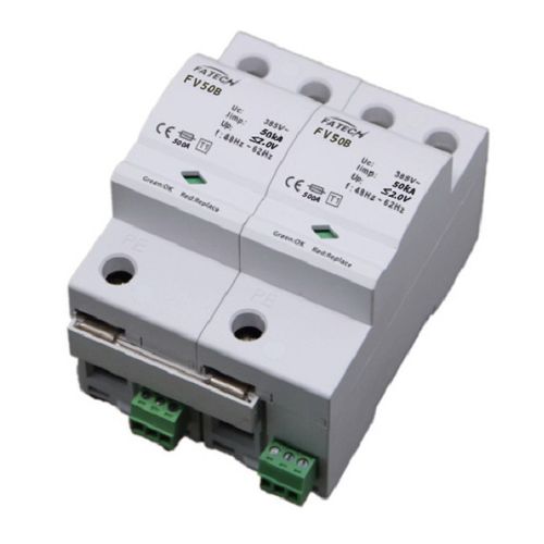 Type 1 surge arrester - FV50B/2-255S - FATECH ELECTRONIC (FOSHAN) CO., LTD - for power supplies / single-phase / AC