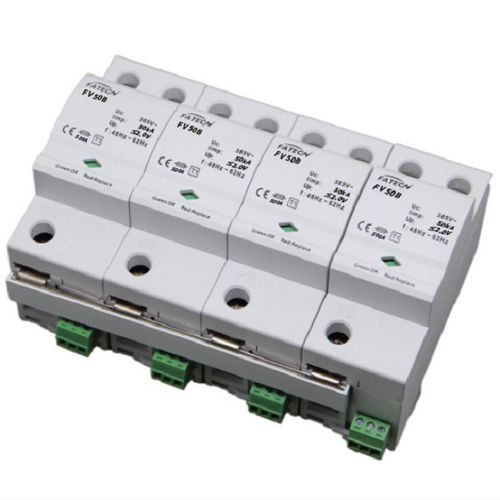 Type 1 surge arrester - FV50B/4-255S - FATECH ELECTRONIC (FOSHAN) CO., LTD - remote signaling / for power supplies / compact
