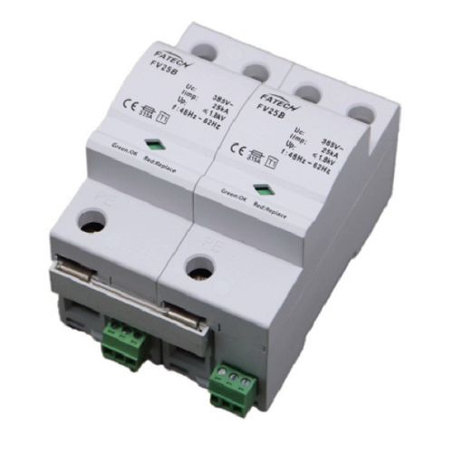 Type 1 surge arrester - FV25B/2-150S - FATECH ELECTRONIC (FOSHAN) CO., LTD - remote signaling / for power supplies / compact