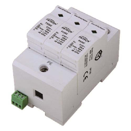Type 2 surge arrester - FV20C/3-385S - FATECH ELECTRONIC (FOSHAN) CO., LTD - class II / remote signaling / for power supplies