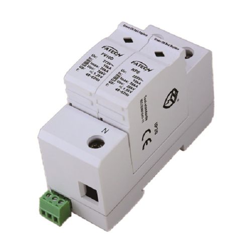 Type 2 surge arrester - FV10D/1+NPE-xxx S series - FATECH ELECTRONIC (FOSHAN) CO., LTD - class II / remote signaling / for power supplies