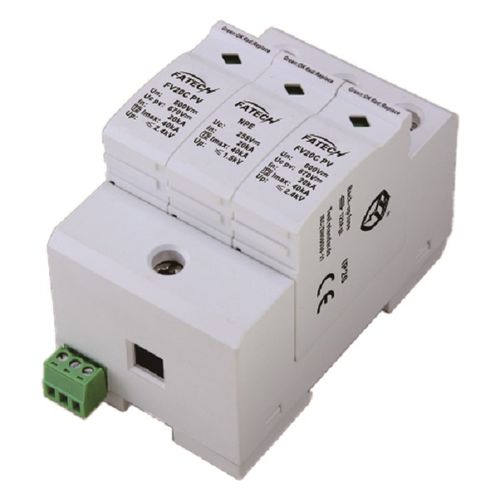Type 2 surge arrester - FV20C/2+NPE-1000 PV S - FATECH ELECTRONIC (FOSHAN) CO., LTD - remote signaling / for photovoltaïc installations / DC