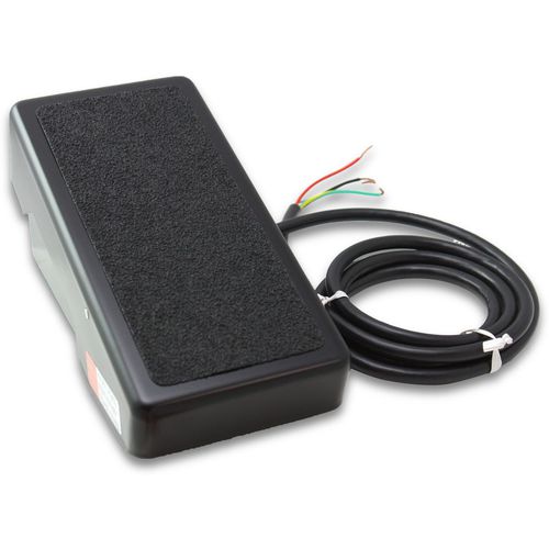 Control foot switch - 09ASXP-1K - Linemaster - potentiometer / momentary / single pedal