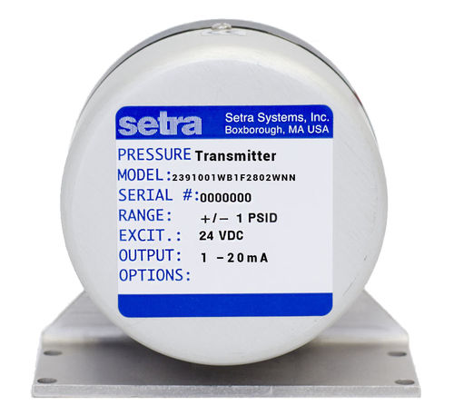 Differential pressure transducer - 239 - SETRA - membrane / thermal / analog