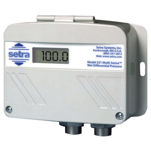 Differential pressure transducer - 231  - SETRA - membrane / analog / brass