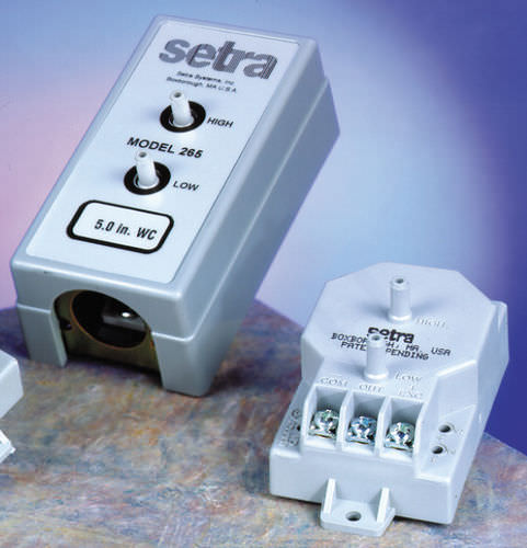 Differential pressure transducer - 265  - SETRA - membrane / analog / for HVAC systems