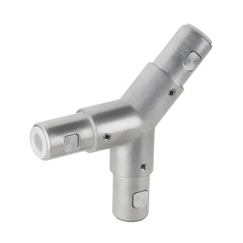 Railing tube connector - ITAS WIY 40-45&deg; - RK Rose+Krieger GmbH - round / Y / cast aluminum