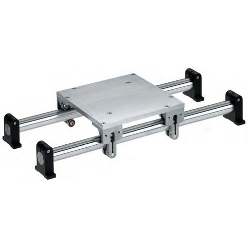 Roller guideway - RE series - RK Rose+Krieger GmbH - steel / aluminum / compact