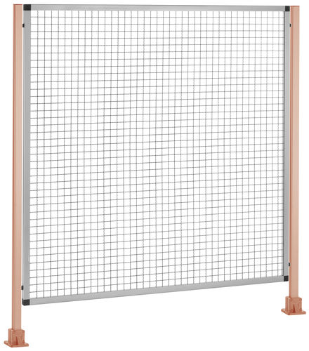 Workshop partition - Module BLOCAN&reg; - RK Rose+Krieger GmbH - for bulk materials storage / perimeter safety / machine enclosure