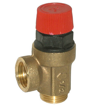 Water safety valve - V911 - RubinetteriaMalgorani - brass / diaphragm