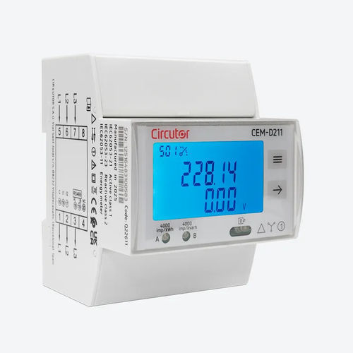 Three-phase electric energy meter - CEM-D211 - CIRCUTOR - DIN rail / digital / RS-485