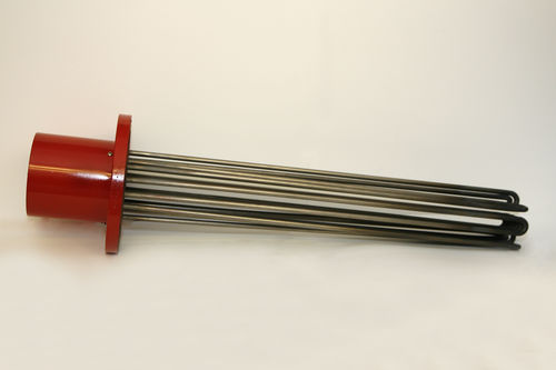 Flange immersion heater - B series - Backer Hotwatt Inc - stainless steel