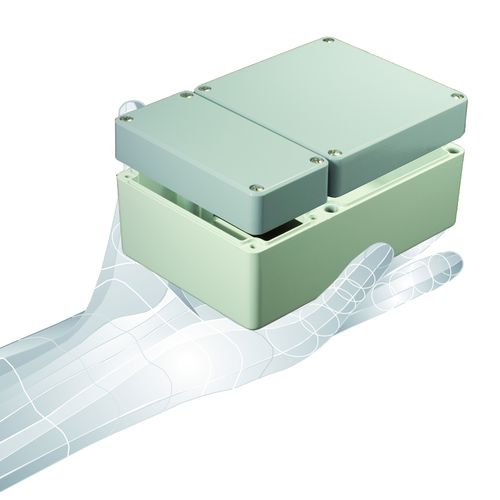 Wall-mount enclosure - aluTWIN - ROLEC Gehäuse-Systeme GmbH - rectangular / aluminum / two-chamber