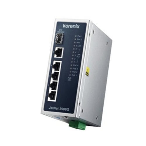 Unmanaged ethernet switch - JetNet 3906G  - Beijer Electronics - 6 ports / gigabit / DIN rail