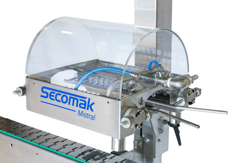 Can air knife drying system - Mistral V - SECOMAK - for bottles / for the food and beverage industry / industrial