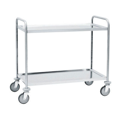Stainless steel trolley - C200 - Tecnotelai - 2 levels