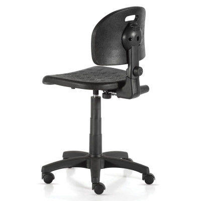 Swivel chair with polyurethane seat - 1753 - Tecnotelai