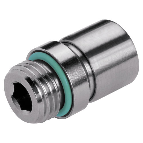 Threaded fitting - VT1762 - EISELE GmbH - for chemicals / pneumatic / push-in