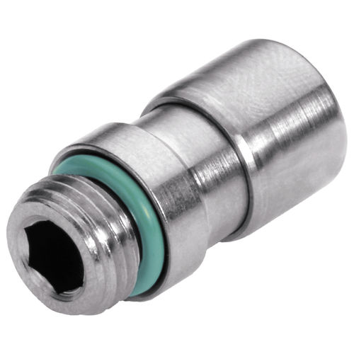 Threaded fitting - VT1763 - EISELE GmbH - for chemicals / pneumatic / push-in