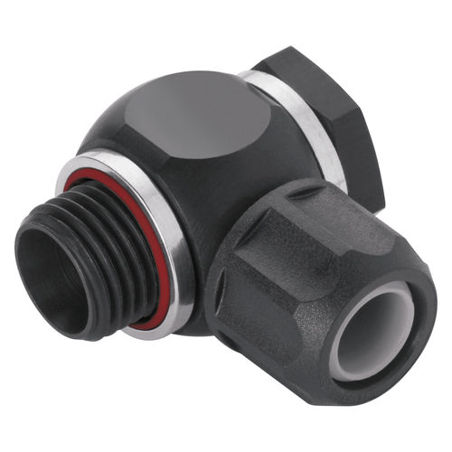 Pneumatic fitting - 534-xxxxK  - EISELE GmbH - screw-in / T-shaped / anodized aluminum