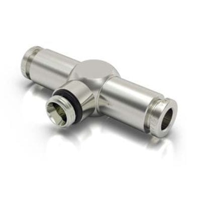 Pneumatic fitting - 858-0266X - EISELE GmbH - screw-in / T-shaped / G