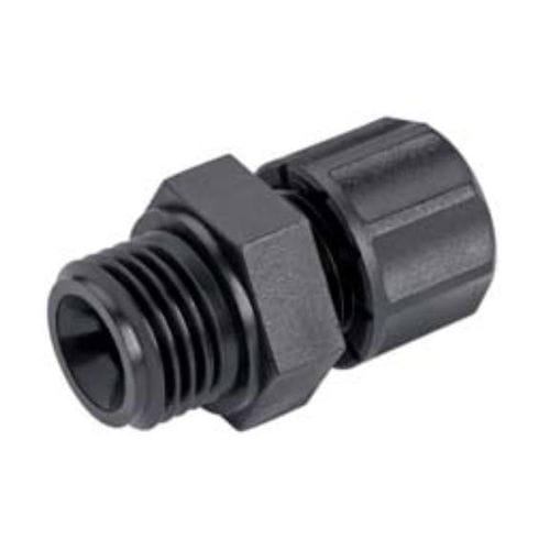 Pneumatic fitting - 28-KST  - EISELE GmbH - screw-in / with lock-nut