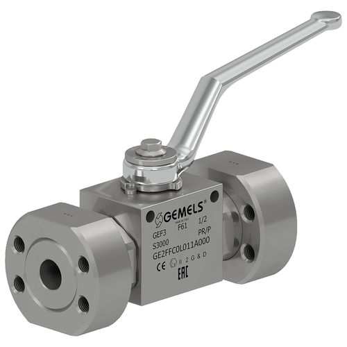 Ball valve - GEF - Gemels S.p.A. - lever / for control / for oil