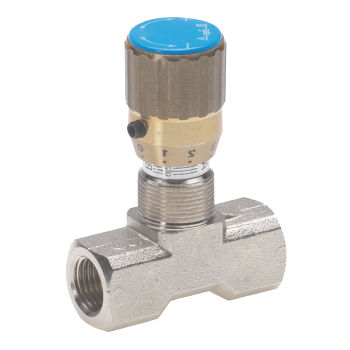 Needle valve - ZFT2251B series - Dicsa - with handwheel / flow control / stainless steel