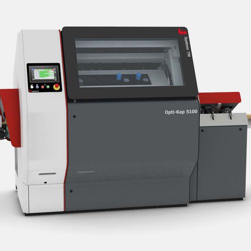 Circular sawing machine - Opti-Kap 5100 - System TM - wood / for profiles / fully-automatic