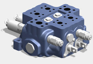 Hydraulically-operated valve - 7100 - Husco International - flow control / for oil