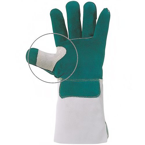 Welding protection gloves - 16MFLK - MAFEPE - mechanical protection / thermal protection / leather