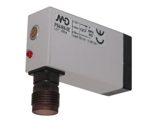 Diffuse reflective photoelectric sensor - PS series - Micro Detectors - rectangular / LED / miniature