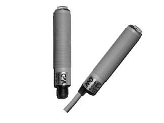 Through-beam photoelectric sensor - MV/MQ series - Micro Detectors - cylindrical / infrared