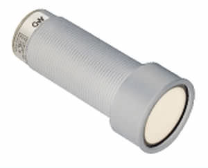 Cylindrical distance sensor - UT1 series - Micro Detectors - ultrasonic / analog / narrow-beam