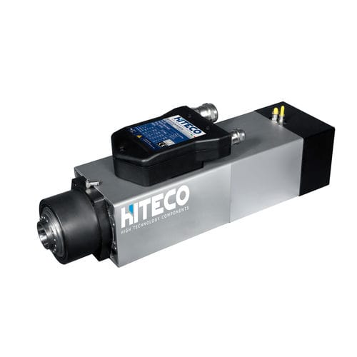 Electrospindle with automatic tool changer - QD-1F 4/12 24 I30 series - Hiteco - cooling / machining / connection