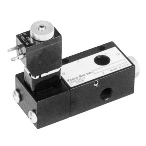 Spool pneumatic directional control valve - 18 series - FABCO-AIR - solenoid-operated / 3-way / 2-way