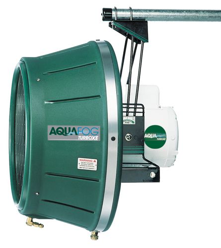 Dust control fog cannon - AQUAFOG TURBO XE - CoolMist Systems Australia - wall-mounted